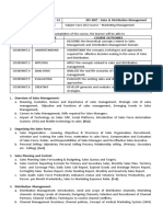 305 MKT: Sales & Distribution Management