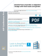 Biogas Potential From Anaerobic Co-Digestion of Faecal Sludge With Food Waste and Garden Waste