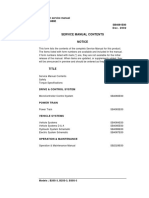 Service Manual Contents Notice: For Use in Service Manual Form SB4080E SB4081E00 D e C - 2 0 0 2