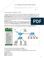 CCNA Certification Access List Control ACL-3 Lab Simulation