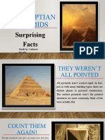 The Egyptian Pyramids: Surprising Facts