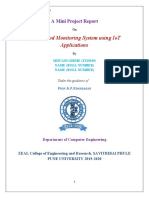 Early Flood Monitoring System Using Iot Applications: A Mini Project Report