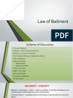 Law of Bailment