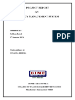 Project Report ON Pharmacy Management System: Submitted By:-Subham Barick 3 Semester MCA