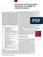 Ultimate Concrete Strain and Equivalent Rectangular Stress Block For Design of High-Strength Concrete Beams