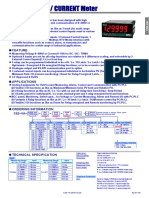 Cs2-Va Volt / Current Meter: Description