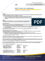 Correction of Errors PDF