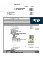 Vanishing Deduction - Sample Computation