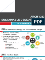 ARCH 4263 Sustainable Design Methods: Dr. Khandoker Mahfuz Ud Darain