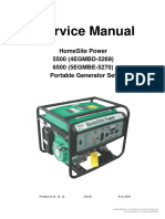 914-0501 Cummins Homesite EGMB Portable Genset Service Manual (03-2006)