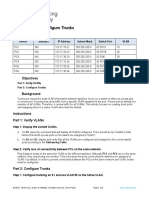 3.4.5 Packet Tracer - Configure Trunks