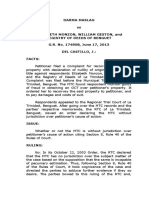 Darma Maslag Vs Elizabeth Monzon, William Geston, and Registry of Deeds of Benguet G.R. No. 174908, June 17, 2013 Del Castillo, J.: Facts