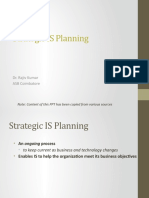 CH 4.1 - Strategic IS Planning