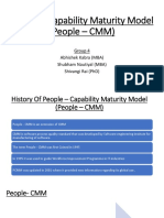 People - Capability Maturity Model (People - CMM) : Group 4 Abhishek Kabra (Mba) Shubham Nautiyal (Mba) Shivangi Rai (PHD)