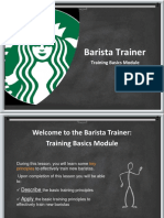 BaristaTrainer - Training Module