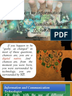 Introduction To Information and Communication Technologies: Marnuld F. Climaco - Mst-Cs