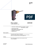 Flow Switch QVE1901 Datasheet