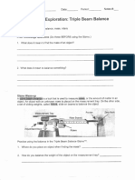 Student Exploration: Triple: Beam Balance