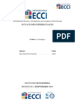 Ecuaciones Diferenciales: Universidad Escuela Colombiana de Carreras Industriales