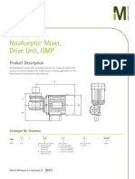 Novaseptic Mixer, Drive Unit, GMP: Product Description