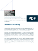 Lebanese Crisis PDF