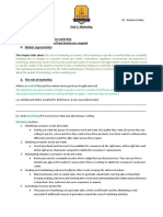 Unit 3 - Marketing Notes PDF