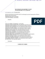 Estate of Elijah McClain, Et Al., v. City of Aurora, Et Al.: Scheduling Order