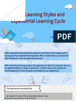 Kolb's Learning Styles and Experiential Learning Cycle: Rose Angelica Antonio 2A1