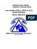 Cold Weather (CWLC and ALIT) Student Handout