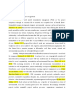 2.1 Project Sustainability Management: 2. Theoretical Background