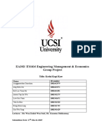 Engineering Management & Economics Project