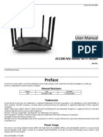 U User Manual: AC1200 MU-MIMO Wi-Fi Router