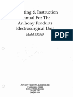 Es0345 Electrosurgical Unit PDF