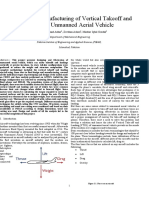 Design and Manufacturing of Vertical Takeoff and Landing, Unmanned Aerial Vehicle