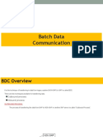 Batch Data Communication