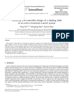 Modeling and Controller Design of A Shaking Table in An Active Structural Control System