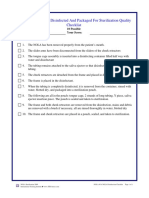 NOLA-03A: NOLA Disinfected and Packaged For Sterilization Quality Checklist