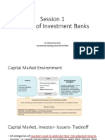 Session 1 History of Investment Banking