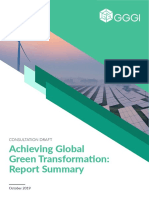 Achieving Green Growth Transformation Report