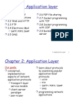 Chapter 2: Application Layer: SMTP, Pop3, Imap