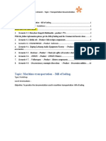 Workshop 1. Bill of Lading