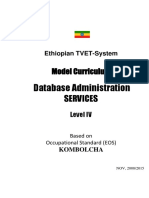 Level-IV Data Base Administration PDF