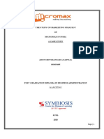 SCDL Project - Micromax A Case Study