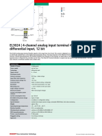 EL3024 - 4-Channel Analog Input Terminal 4 20 Ma, Differential Input, 12 Bit