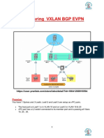 Configuring VXLAN BGP EVPN 