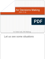 Statistics For Decisions Making: Dr. Rohit Joshi, IIM Shillong