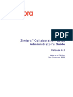 Zimbra NE Admin Guide 6.0.4