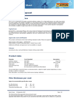 Jotafloor PU Topcoat: Technical Data Sheet