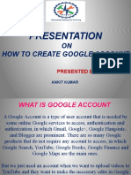 Presentation: ON How To Create Google Account