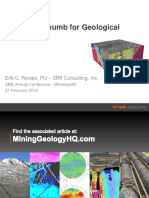 SME 2018-Erik Ronald-Geological Modeling ROT